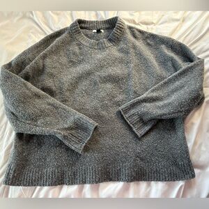 American Eagle Outfitters Charcoal Crewneck Sweater